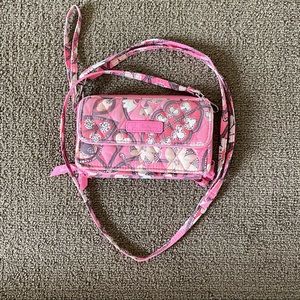 Vera bradley pink small crossbody